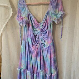 EUC BlackMilk Pastel Planet Short Tea Party Dress